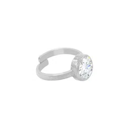 GenZcomplex Silver-Plated Brass Zircon Finger Ring-picture-29
