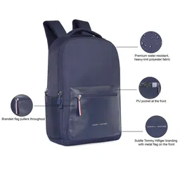 Tommy Hilfiger Unisex Textured Backpack image 5