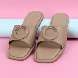 max Women Embellished Open Toe Flats image 2