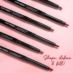 Just Herbs Fill & Defined Lip Liner With Shea Butter - 0.3g - Wine & Dine 02 image 5