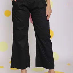 KAORI BY SHREYA AGARWAL Women Relaxed Straight Leg High-Rise Trousers-picture-26