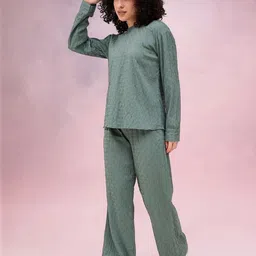 DressBerry Self Design Top and Trouser Co-Ord Set image 4