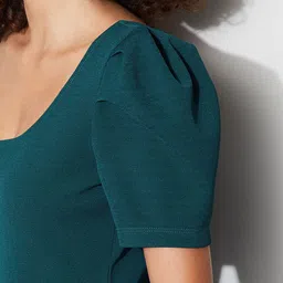 CODE by Lifestyle Puff Sleeve A-Line Midi Dress image 5