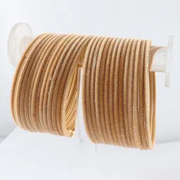 ZULKA Set of 48 Plain Velvet Finish Metal Bangle-picture-25