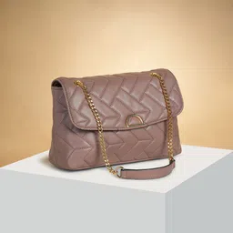 Forever Glam by Pantaloons Women Quilted Structured Shoulder Bag-image-22