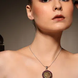 VENI 92.5 Silver-Plated Pendant With Chain image 4