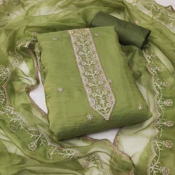 HERE&NOW Embroidered Unstitched Dress Material-picture-27