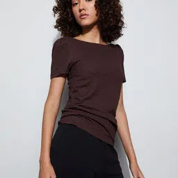 CODE by Lifestyle Women Puff Sleeves 1 T-shirt-image-85