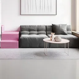 The Furnishing Tree Grey Printed Air Conditioner Cover image 4