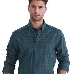 RARE RABBIT Men Comfort Button-Down Collar Checked Cotton Casual Shirt-picture-24
