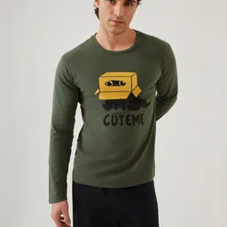 Trendyol Men Printed T-shirt and Pyjamas Night suit-picture-52