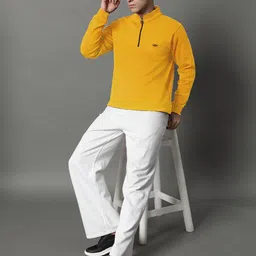 GET GOLF Men Mock Collar Sweatshirt image 4