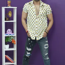 Style Matters Men Standard Floral Opaque Printed Casual Shirt image 5