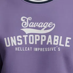 HELLCAT Women Typography Printed T-shirt image 3