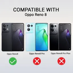 LIRAMARK Solid Printed Oppo Reno 8 Back Case Mobile Accessories image 5