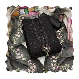 MANVAA Embellished Unstitched Dress Material-image-84