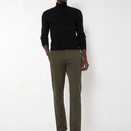 max Men Textured Self Design Mid-Rise Trousers-picture-37