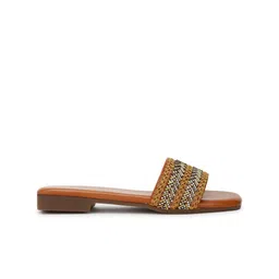 Anouk Women Ethnic Embellished Open Toe Flats image 4