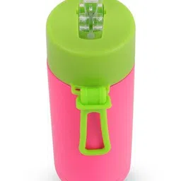 HAMSTER LONDON Pink & Green Single Stainless Steel Solid Water Bottle image 2