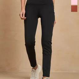 COLOR CAPITAL Women Pack of 3 Skin Fit Antimicrobial Tights-picture-40