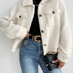 Outzidr Women Long Sleeves Knitted Jacket image 3