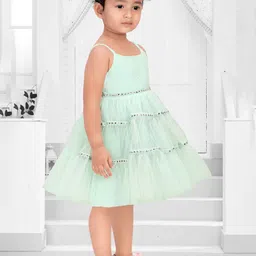 Pragya Exclusive Crepe Fit & Flare Dress image 2