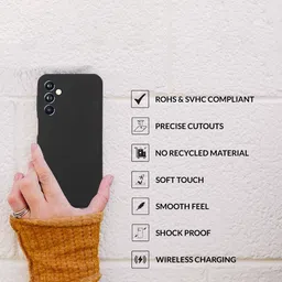 SPRIG Solid Samsung Galaxy M35 5G Back Case Mobile Accessories image 3