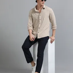 PAUL STREET Men Standard Opaque Casual Shirt image 4