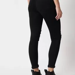 LINARIA Women Classic Skinny Fit Mid-Rise Slash Knee Jeans image 2