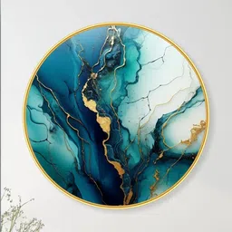 Livin'luxe Blue MDF Other Wall Paintings-picture-37