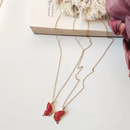 Octagon hub Gold-Plated Necklace image 3