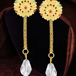 VIVASTRI Women Gold-Plated Alloy Earrings-picture-21