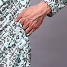 Go Stylish Men Ethnic Motifs Printed Indie Prints Kurta image 3