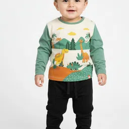 Orange Sugar Unisex Kids Printed Night suit-picture-21