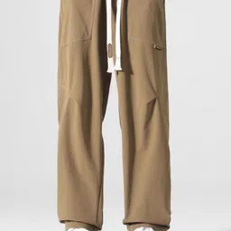 The Roadster Lifestyle Co Men Loose Fit Trousers With Drawstring-picture-29