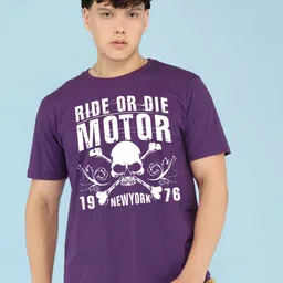 BRAWNY BATTLER Men Graphic Printed Round Neck Cotton T-shirt-picture-21