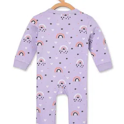 The Mom Store Infants Pack Of 2 Printed Pure Cotton Sleepsuit image 4