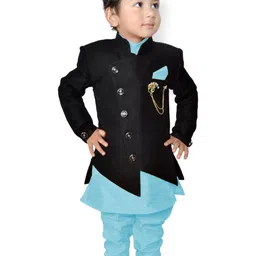 KL COLLECTION Boys Blue Clothing Set-picture-10