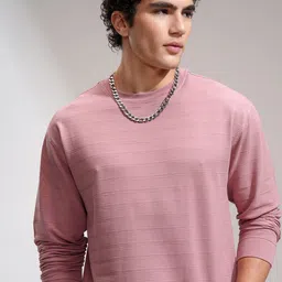 HIGHLANDER Men Self Design Round Neck Pullover Sweatshirt-picture-35
