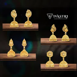 VIVASTRI Women Gold-Plated Alloy Earrings-picture-31