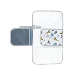 KICKS & CRAWL Tiny Tails Foldable Changing Mat- White image 3