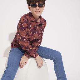 Jack & Jones Junior Boys Opaque Printed Casual Shirt-picture-11