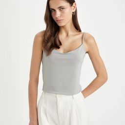 DeFacto Shoulder Straps Sleeveless Top-picture-10