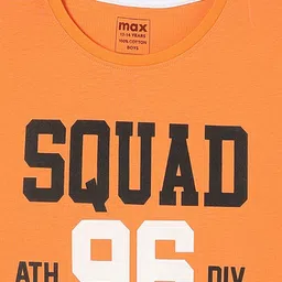 max Boys Typography 3 Printed Applique T-shirt image 4
