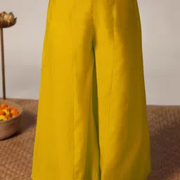 BAESD Girls Embroidered Crop Top & Palazzo with Jacket Clothing Set image 5