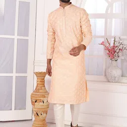 Arihant Rai Sinha Geometric Embroidered Sequinned Pure Silk Straight Kurta With Trousers image 5
