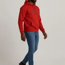 Moda Rapido Men Printed Hooded Sweatshirt image 4