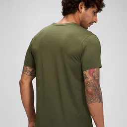 SPYKAR Men Typography Pockets Slim Fit T-shirt image 3