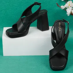 VALIOSAA Block Heel Sandals image 1