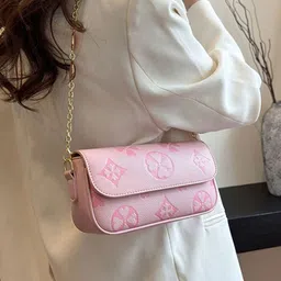 KPOP Printed PU Sling Bag image 3